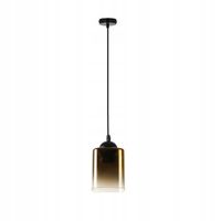 Lampa sufitowa wisząca czarna idealna do sypialni do salonu kuchni SERENA X