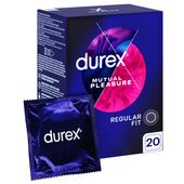 Prezerwatywy Durex Mutual Pleasure 20 szt. opóźniające z wypustkami