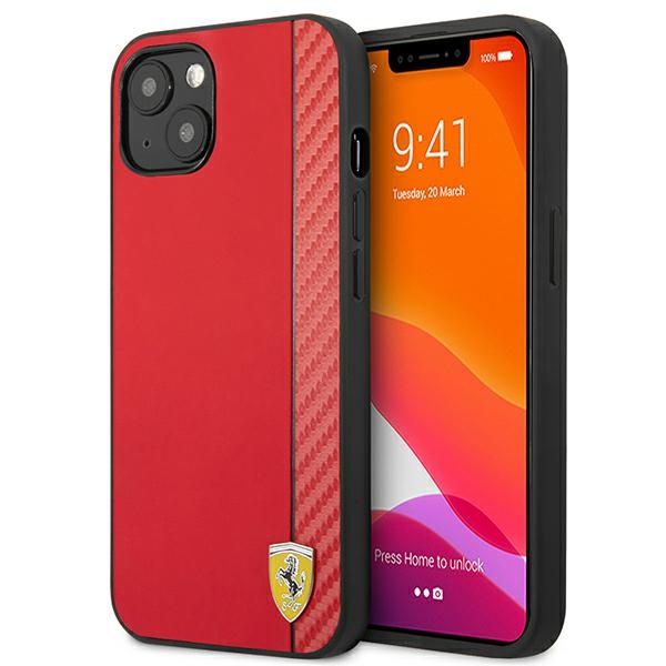 Etui Ferrari do iPhone 13 mini, Czerwony zdjęcie 1