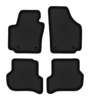 Dywaniki welurowe czarne DURBAN-BLACK Seat Altea XL 2006-2008