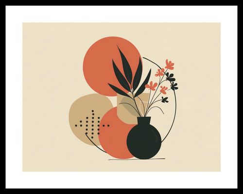 Plakat 40x30cm Wazon z Kwiatami na Arena.pl