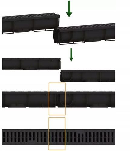 Korytko ruszt PP A15 90(H)x90x1000 mm odwodnienie liniowe SP na Arena.pl