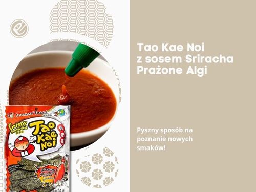 Tao Kae Noi Crispy Seaweed z sosem Sriracha hot chilli pikantne nori 32g na Arena.pl