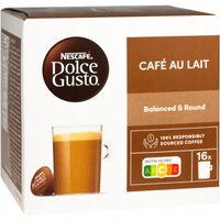 Kapsułki NESCAFE DOLCE GUSTO AU LAIT 16 sztuk + GRATIS videobook