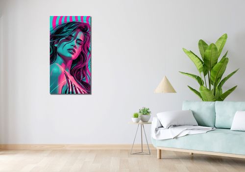 Obraz 50x100cm Neonowy Wzrok na Arena.pl