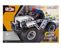 DLA DZIECI KLOCKI KONSTRUKCYJNE AUTO POLICYJNE BIAŁE