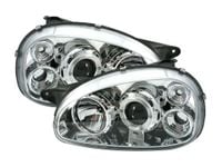 LAMPY REFLEKTORY OPEL CORSA B CHROM SOCZEWKA RINGI