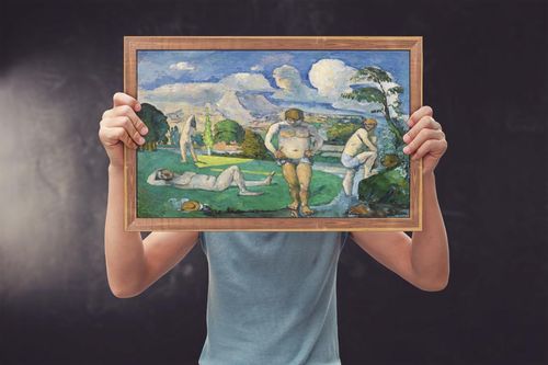 Bathers at Rest, Paul Cézanne - plakat 40x30 cm na Arena.pl