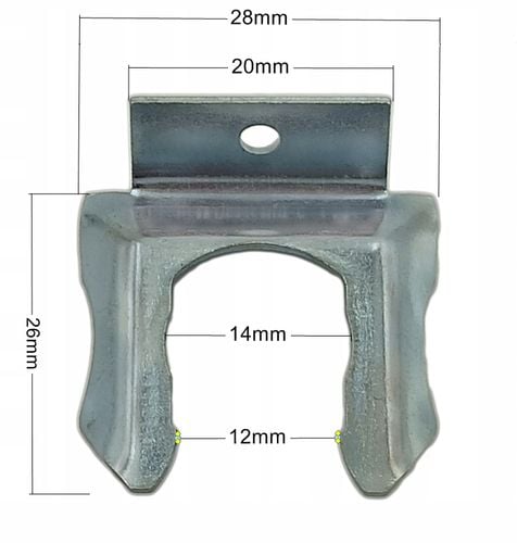 10x Spinka - mocowanie przewodu hamulcowego elastycznego, SP-02B na Arena.pl