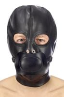 pu fetish eyes hood