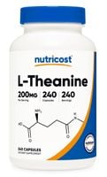 NUTRICOST L-Theanine 200 mg - L-teanina (240 kaps.)