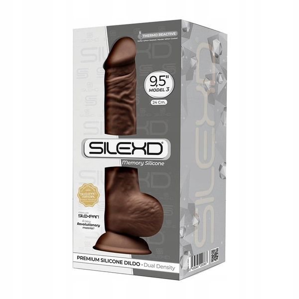 Dildo-SD.Model 3 (9.5"") BROWN BOX (H) zdjęcie 1