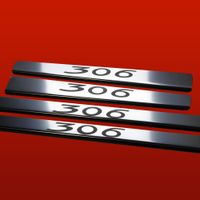 Listwa progowa PEUGEOT 306 Stal nierdzewna 304 połysk 4szt