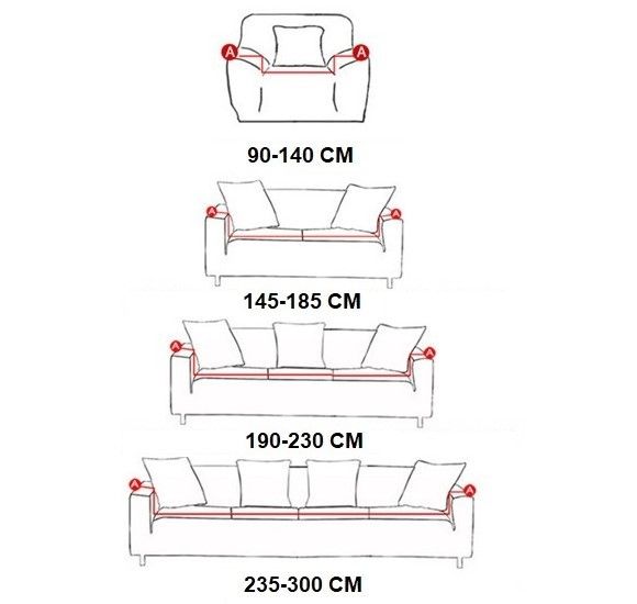 POKROWIEC NA KANAPĘ SOFĘ NAROŻNIK ELASTYCZNY WELUR 235-300 4OS BRĄZOWY zdjęcie 10