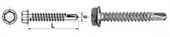wkręt samowiertny z łbem sześciokątnym hwh 6.3*25mm - 5.0 sto - 530 6.3*25