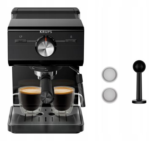 Ekspres kolbowy z dyszą spieniającą KRUPS Authentic+ C50 XP3818 15 bar na Arena.pl