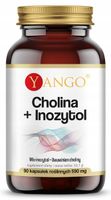 Yango CHOLINA + INOZYTOL 90 kaps wsparcie UKŁAD NERWOWY STRES METABOLIZM