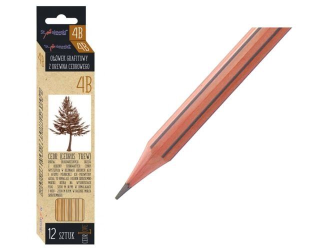 OŁÓWEK CEDRLOVE MAJEWSKI 4B zdjęcie 3