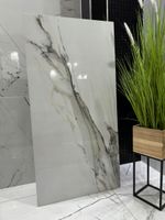 GRES 120x280 Calacatta Gold Poler, Luksusowy Marmur XXL, Ekskluzywny Efekt