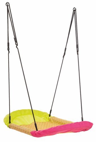 Huśtawka bocianie gniazdo Grandoh 170cm długości - wrzosowe na Arena.pl