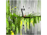 40X40CM ZEGAR ZIELONY WODOSPAD OBRAZ