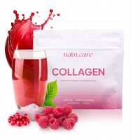 Kolagen Do Picia Rybi Na Stawy Morski 3000 mg Natu Care Malina-Żurawina