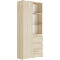 REGAŁ KSIĄŻKI BIUROWY 3 SZUFLADY B-80-S3 SONOMA