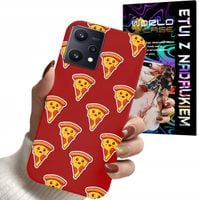 ETUI CASE DO REALME 8 / 8 PRO - PIZZA DAMSKIE WZORY PĄCZKI PIANKI PLECKI