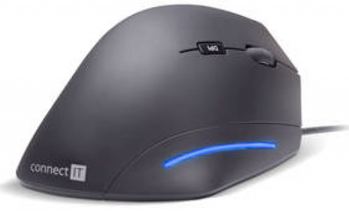 Mysz Connect IT Vertical Ergonomic (CMO-2500-BK) Czarna na Arena.pl