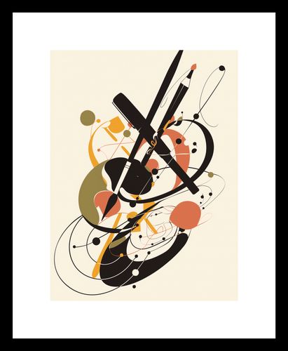 Plakat 15x20cm Abstrakcyjny Rapsod na Arena.pl