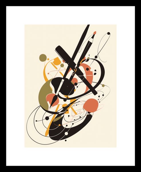 Plakat 15x20cm Abstrakcyjny Rapsod zdjęcie 3