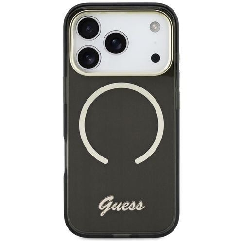 etui guess iml script metal magsafe do   iphone 17 pro czarny na Arena.pl