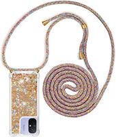 Etui Xiaomi Redmi 12C z brokatem i łańcuszkiem – YuhooTech TPU