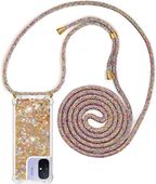 Etui Xiaomi Redmi 12C z brokatem i łańcuszkiem – YuhooTech TPU