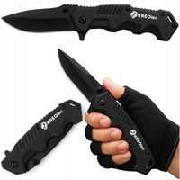 NÓŻ SKŁADANY TAKTYCZNY SURVIVAL MYŚLIWSKI DO CIĘCIA OSTRY FINKA