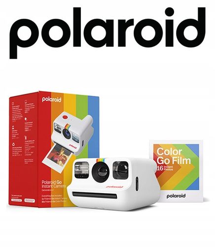 Aparat Polaroid Go 2 E-box Bialy + wkłady 16 zdjęć na Arena.pl
