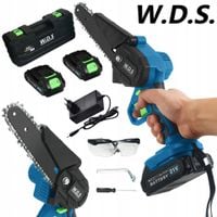 Piła łańcuchowa akumulatorowa 6" zestaw bateria x2 ładowarka WDS2301