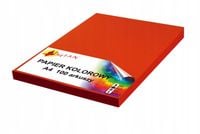 Papier kolorowy A4 120g czerwony intensywny 500 arkuszy