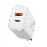 Szybka ładowarka USB-A / USB-C Baseus Compact CCXJ-B02 20W 3A PD QC 3.0