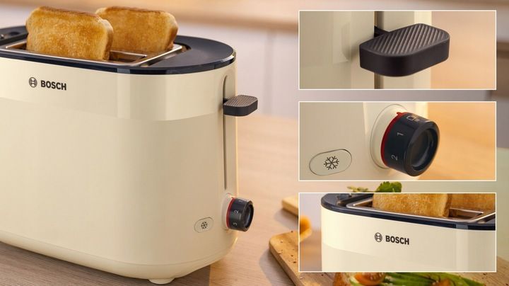 Toster Bosch MyMoment TAT2M127 950W 2 tosty Timer Termostat Rozmrażanie zdjęcie 14