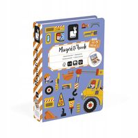 Magnetibook Plac budowy Janod 3+ układanka magnetyczna puzzle GRATIS MELI