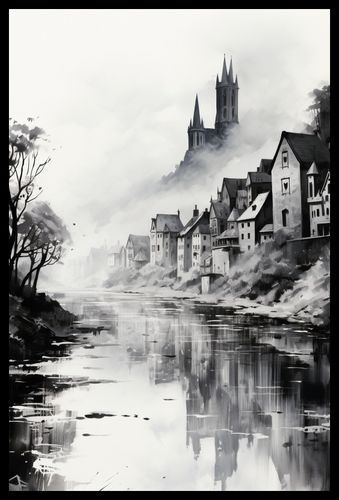 Plakat 40x60cm Mglisty Refleks na Arena.pl