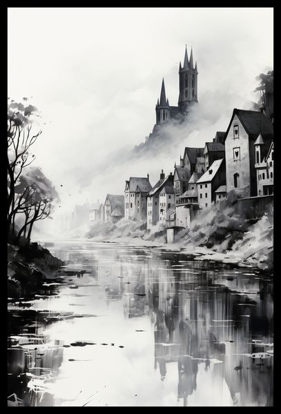 Plakat 40x60cm Mglisty Refleks zdjęcie 2