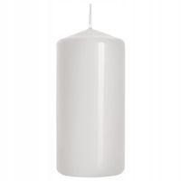ŚWIECA STOŁOWA WALEC KLASYCZNA ŚWIECZKA 10cm BIAŁA