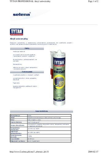 AKRYL TYTAN 310ML BRĄZOWY na Arena.pl