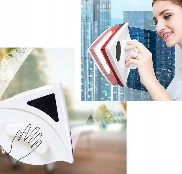 PROFESJONALNA MYJKA DO MYCIA CZYSZCZENIA OKIEN SZYB DWUSTRONNA MAGNETYCZNA zdjęcie 9