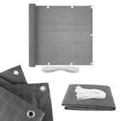 Osłona balkonowa z maty HDPE 75 cm x 4 m – maskująca mata na ogrodzenie i balkon O-B-0,75X4M