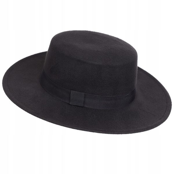 Męski filcowy kapelusz fedora zdjęcie 3