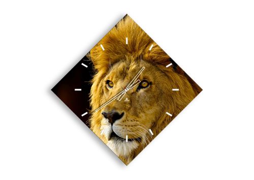 Zegar Ścienny - Zwierze Lew Grzywa - 60X60 Cm - C3Ad60X60-1237 na Arena.pl