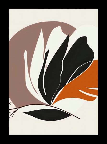 Plakat 21x29,7cm Elegancja Roślinna zdjęcie 2